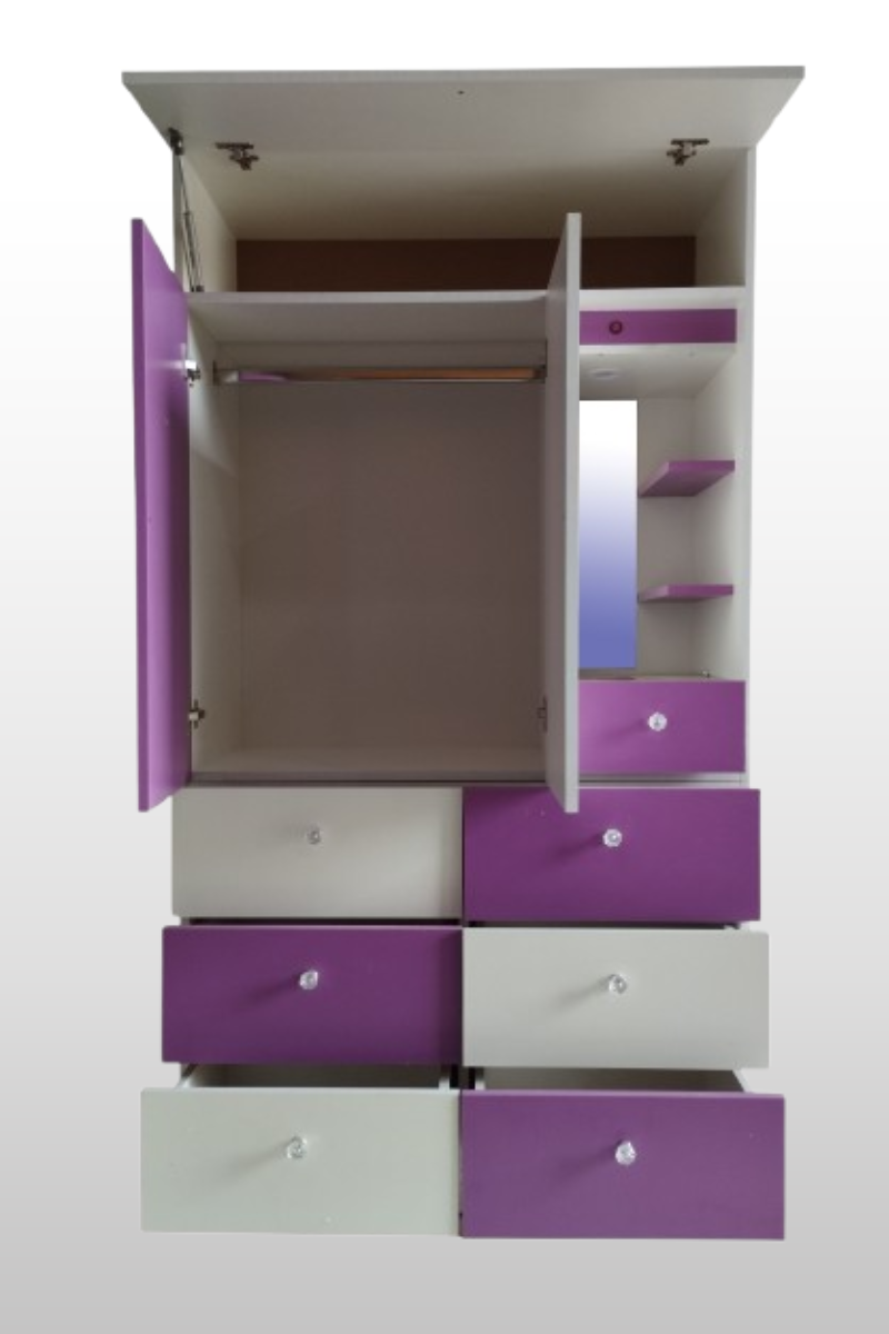 Ropero Compact color violeta - Image 2