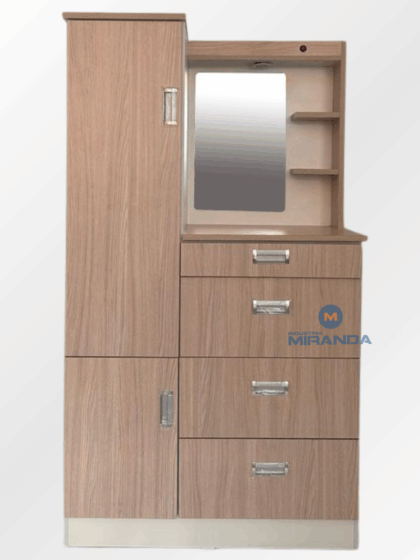 Cómoda con espejo 90 cm. Arena