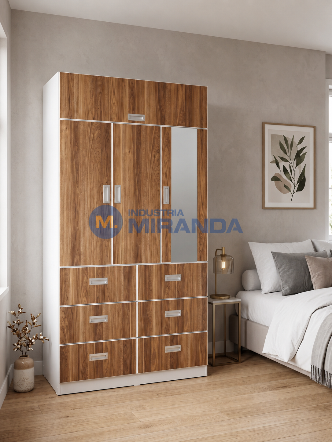 Ropero Versa 1.02 m color Roble - Image 2