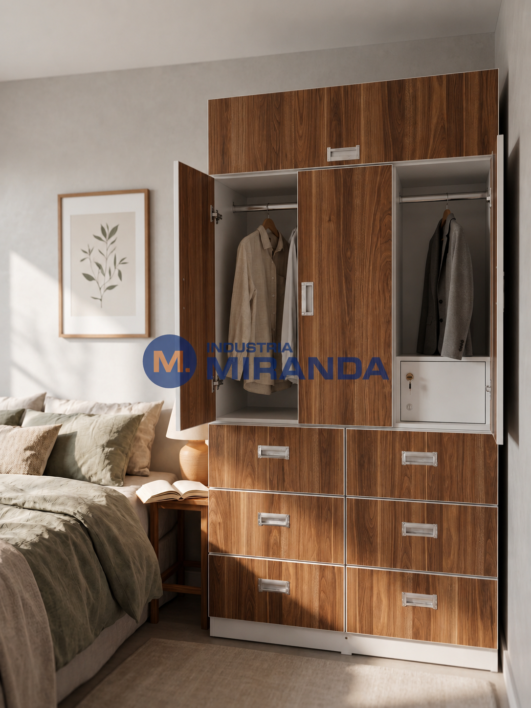 Ropero Versa 1.02 m color Roble - Image 3
